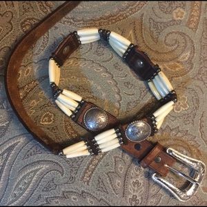 Small Concho Beaded Belt